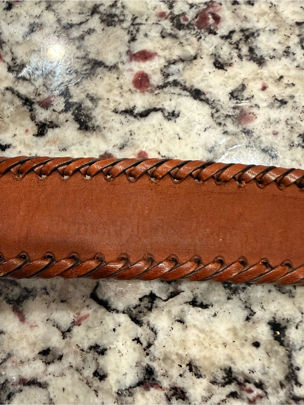 Ermenegildo Zegna Men's Brown Braided Leather Belt with solid brass buckle - Picture 7 of 14
